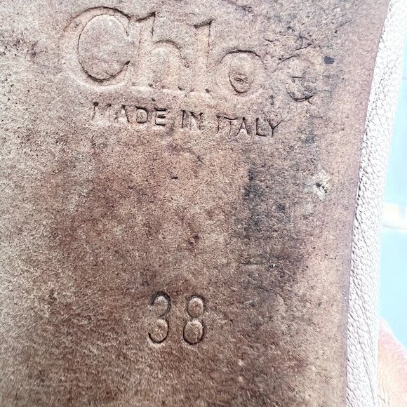 Chloe Lauren Women Size 38 US 8 Cream Leather Scalloped Ballet Flats Shoes - Picture 11 of 12